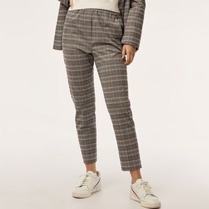 Aritzia Sunday Best Check Plaid Flyte Pant